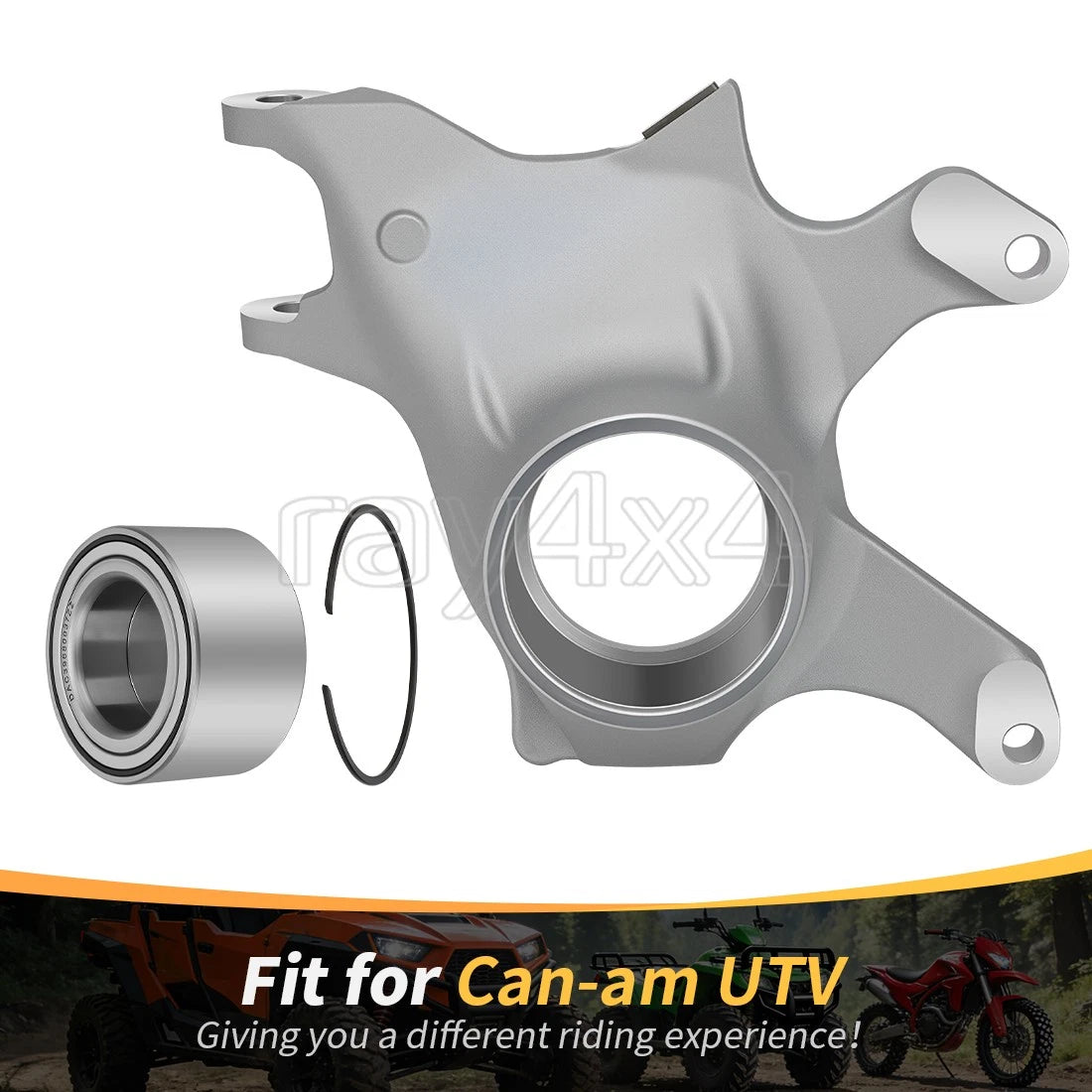 Right Front Steering Knuckle w/Bearing for Can-am Maverick X3 R Turbo (2017–2021)