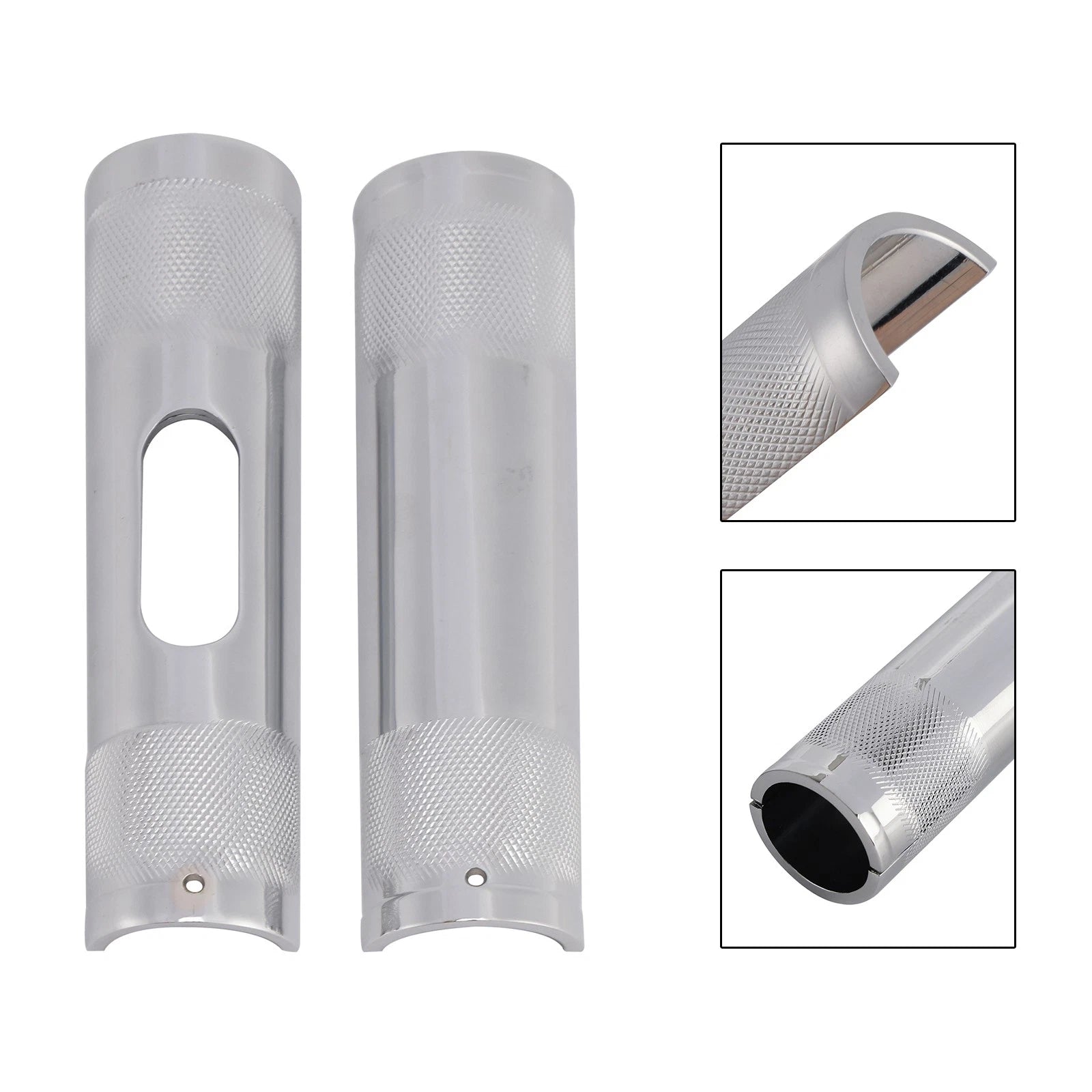 Handlebar Diameter Riser Adapter 1" to 1.25" Chrome for Road Glide Road King