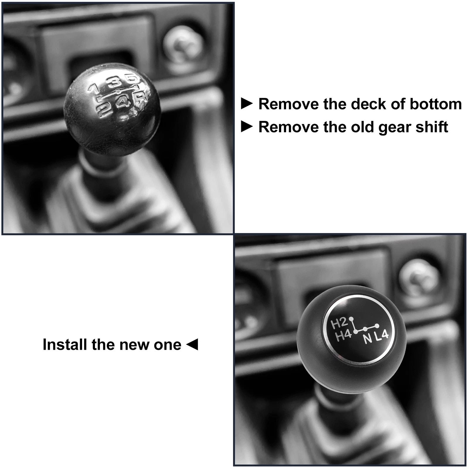Automatic Gear Stick Shift Knob for Toyota Land Cruiser (1974–1984) ABS