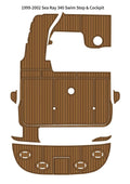 EVA Foam Teak Deck Flooring Mat for Sea Ray 340 Sundancer (2003)