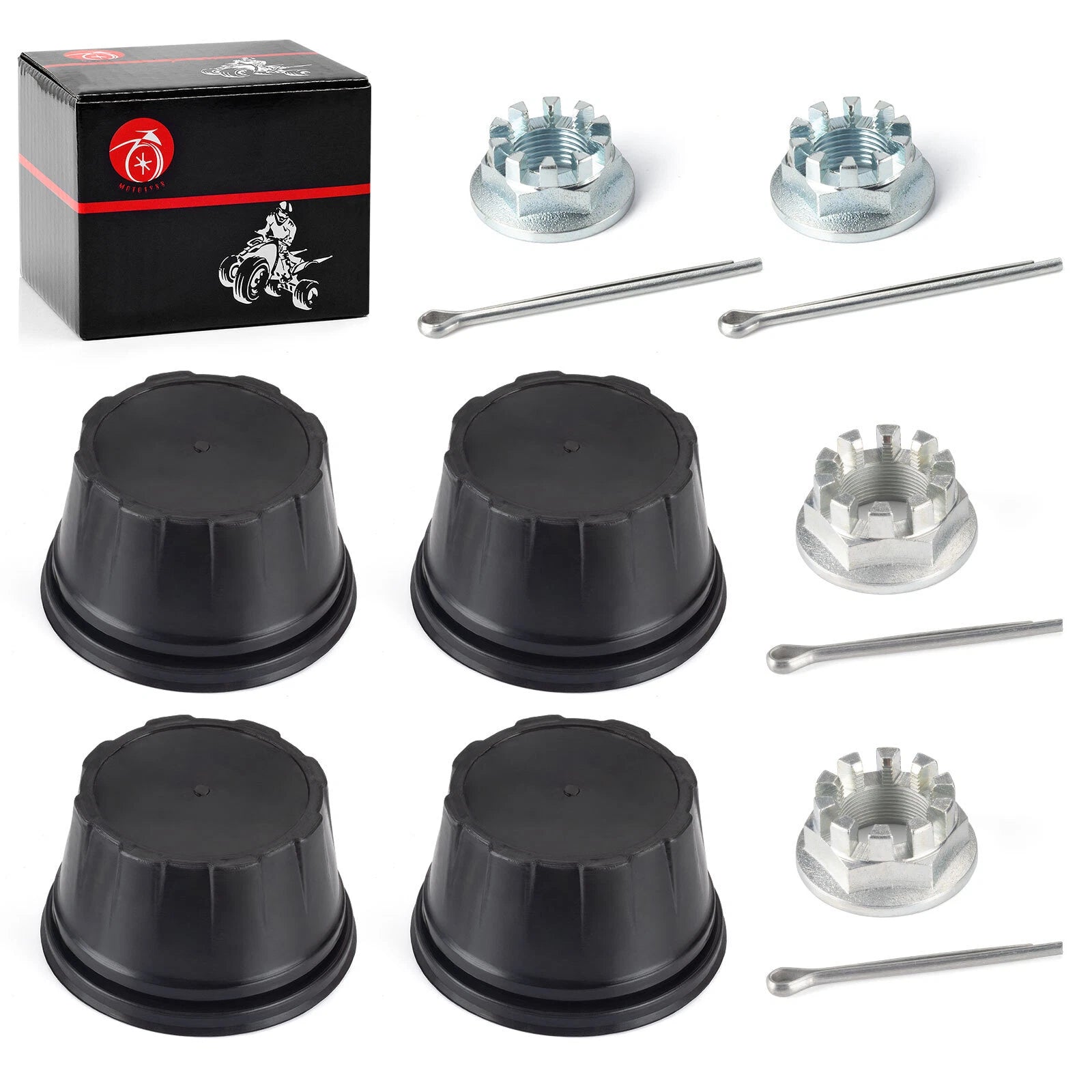 Front Rear Wheel Center Cap Axle Nut Pin for Honda Rancher 350 (2000–2006)