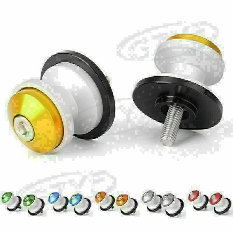 Set of 2 Swingarm Spools Sliders for Yamaha YZF 600 R6 (2003–2015) & R1 (2002–2015)