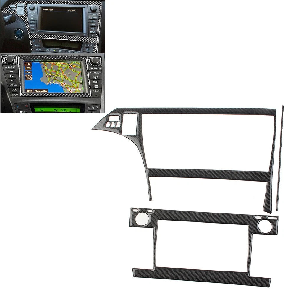 Center Console Radio Navigation Display Cover Strip for Toyota Prius (2012–2015)