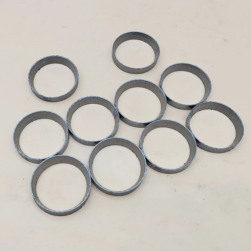 10 Pack Tapered Exhaust Gaskets 65324-83C for Harley Twin Cam (1999–2017)