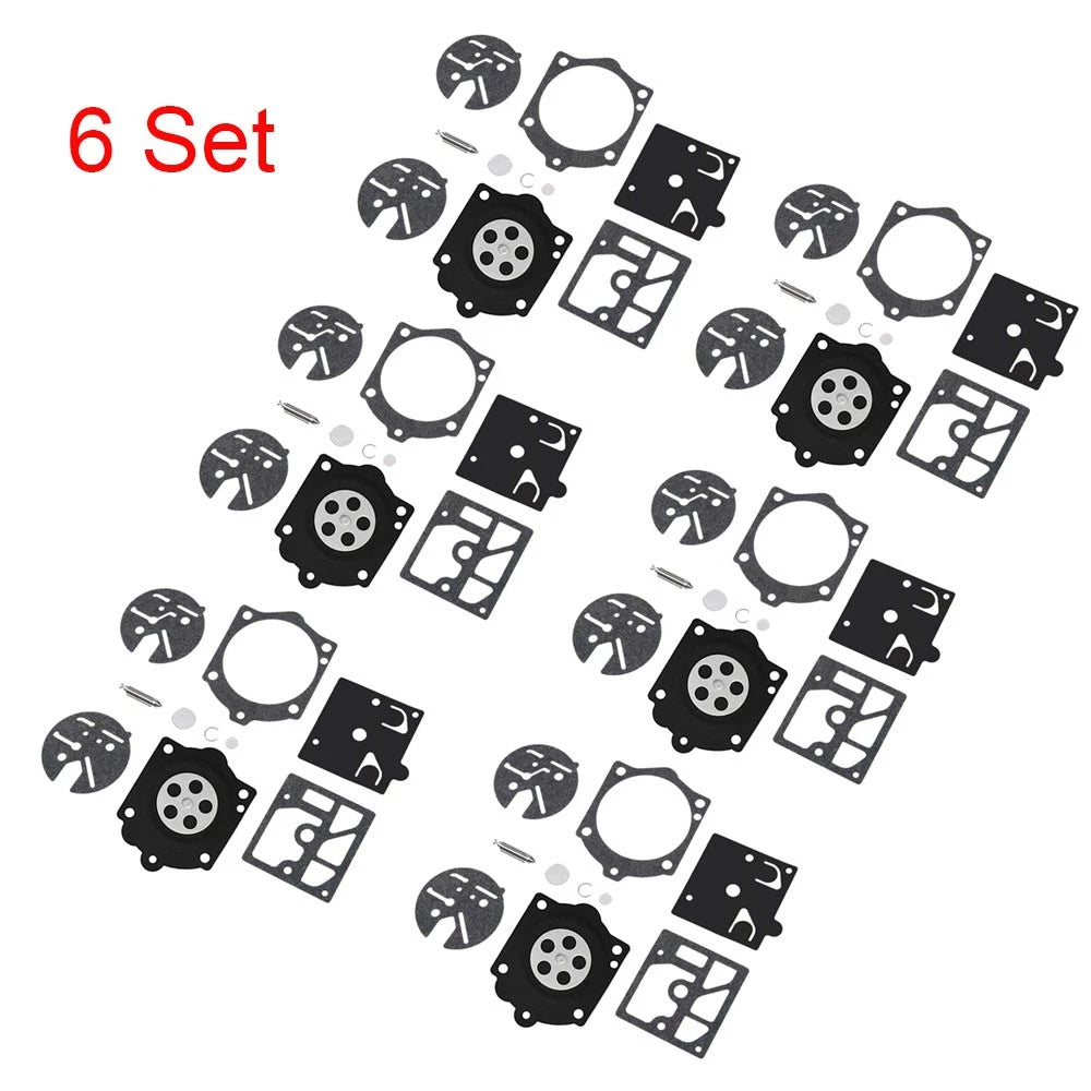 Set of 6 Carburetor Gasket Repair Kits for Walbro K10-HDC HDC-17 Stihl 015 015AV