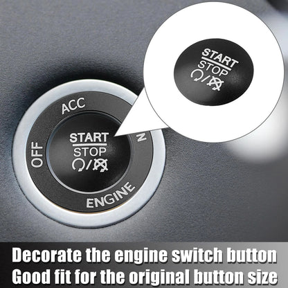Push Start Button Cover Kit for Dodge Charger Challenger (2015–2023)