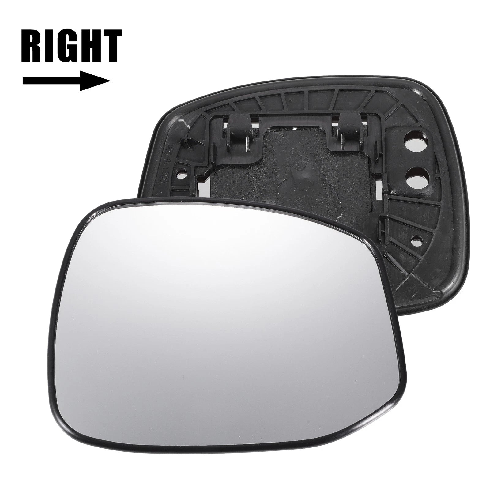 Car Right White Mirror Glass with Back Non-Heated for Honda (2000–2020)