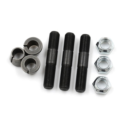3X Steering Arm Install Kit for Dana 44 (Stud, Conical Washer, Lock Nut)