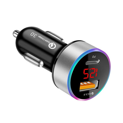 USB C Car Charger Dual Port for Universal Vehicles (Fast Charging)