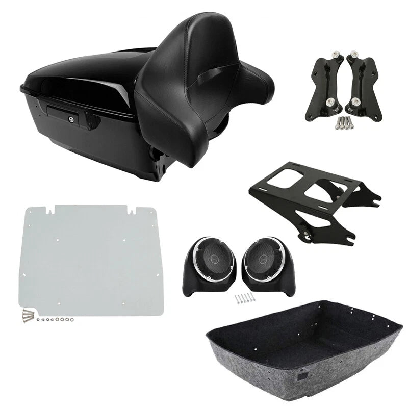 Trunk Speaker Pad Mount Docking Plate for Harley Touring (2014–2026)