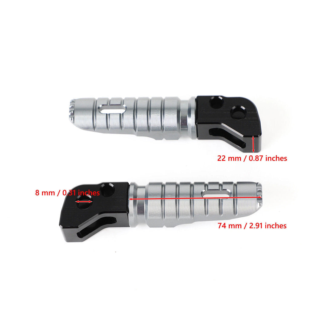 Rear Footrests Foot Pegs for Husqvarna Vitpilen Svartpilen 250 401 (2019–2021)