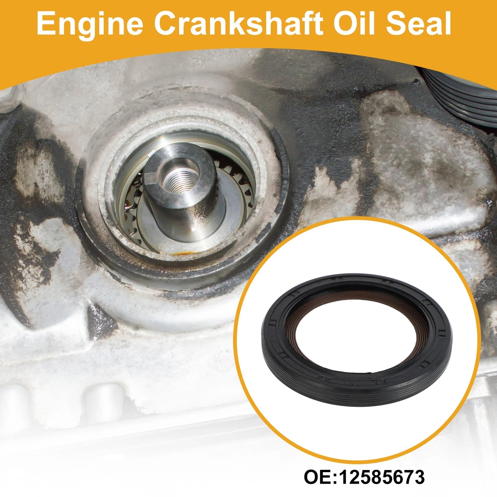 Front Crankshaft Oil Seal Replacement for Chevrolet Silverado (1999–2019)