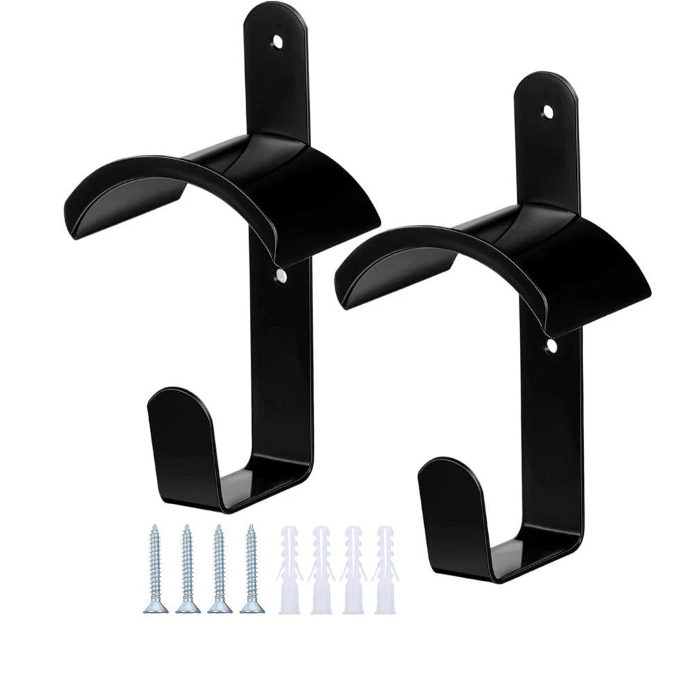 2X Wall Mounted Saddle Rack with Bridle Holder for Horse Tack Storage