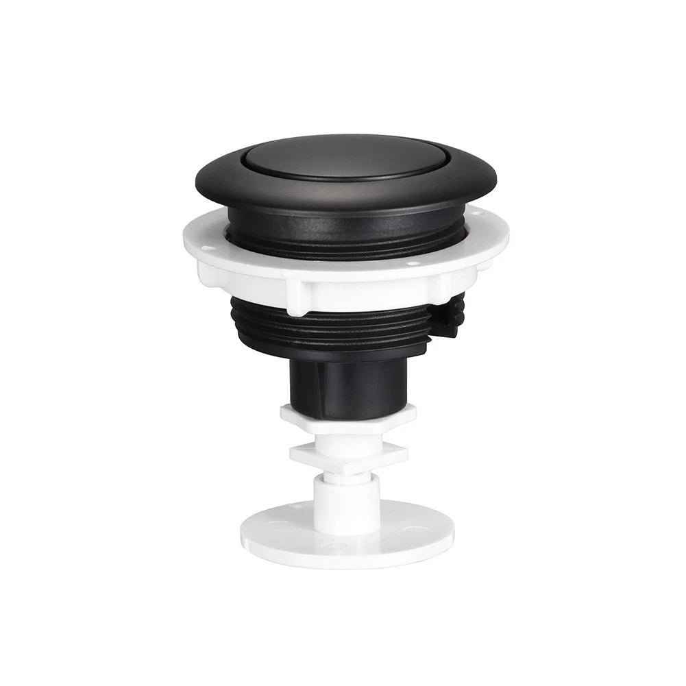Toilet Flush Button 55mm ABS Compact Single Button with Bracket Option