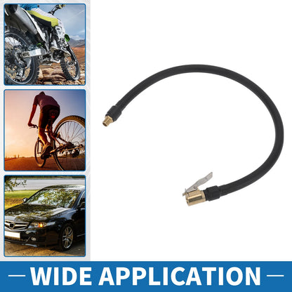Tire Inflator Extension Tube 12.6mm OD for Car Bicycle (32TPI) (1pc)