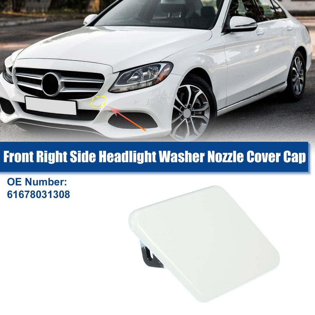 Right Front Headlight Washer Nozzle Cap Replacement for BMW 325i 328i (2006–2013)