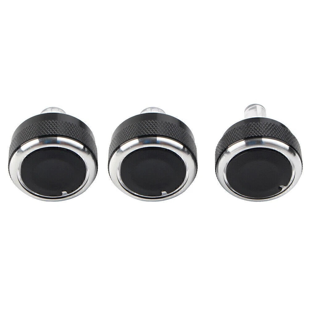 3X A/C Switch Knob Heater Climate Control Button Frame Cover for Mazda 2