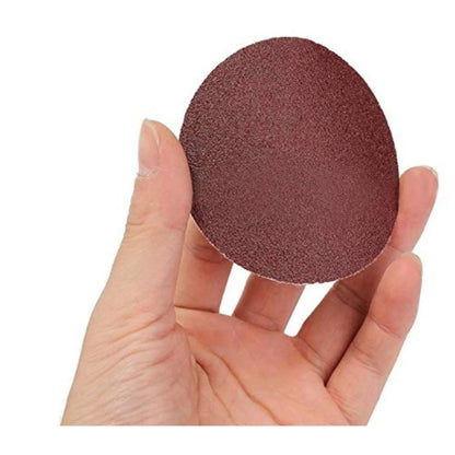 75mm Alumina Flocking Discs Set of 100 80-3000 Grit for Car Paint Prep