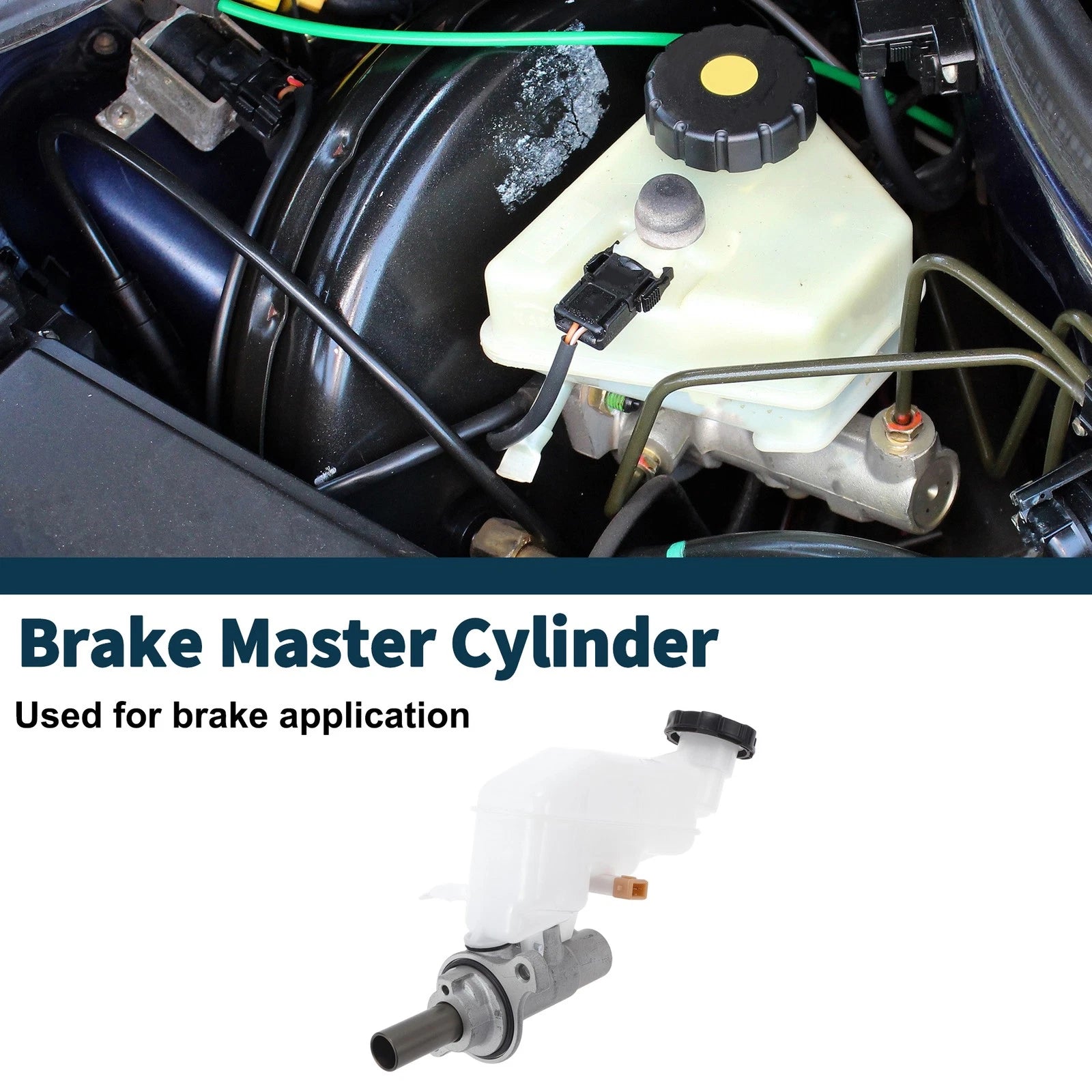 Brake Master Cylinder with Reservoir Replacement for Hyundai Elantra (2001–2006)