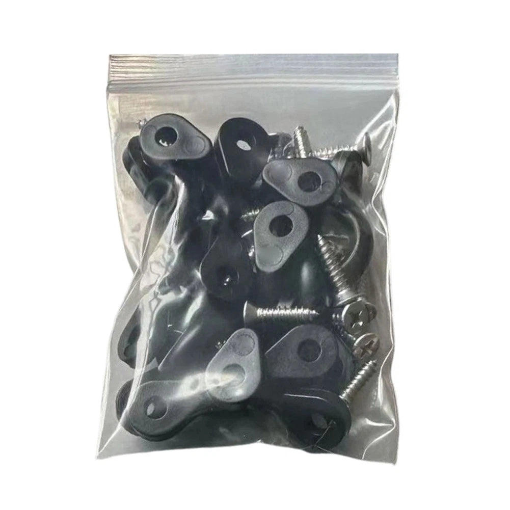 Kayak Accessory Kit 10 Deck Loops 20 Stainless Screws