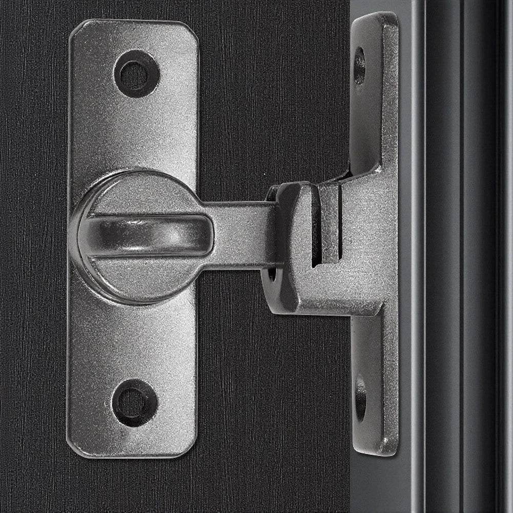 6 Piece Aluminum Alloy Latch Locks for Doors Cabinets Garages