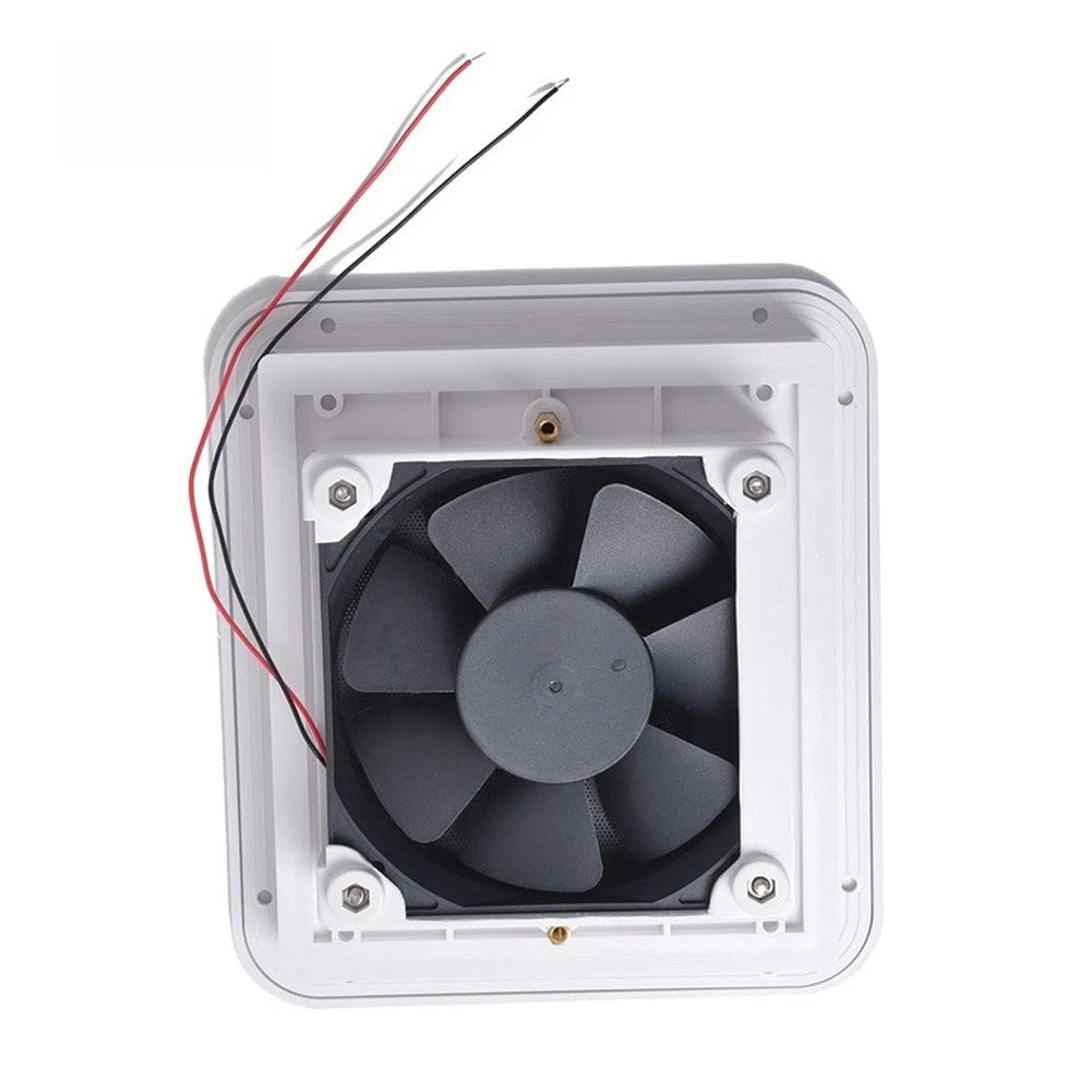 12V RV Side Air Vent Fan for Trailer Caravan (Strong Wind)