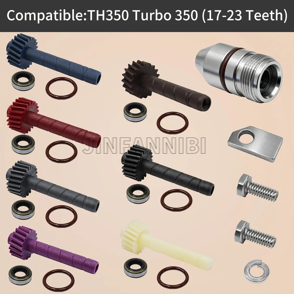 7PCS Speedometer Driven Gear & Bullet Kit for GM TH350 (1969–1986)