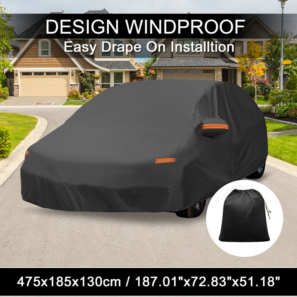 Waterproof Car Cover Heavy Duty with Zipper for Mazda3 Hatchback (2014–2018)