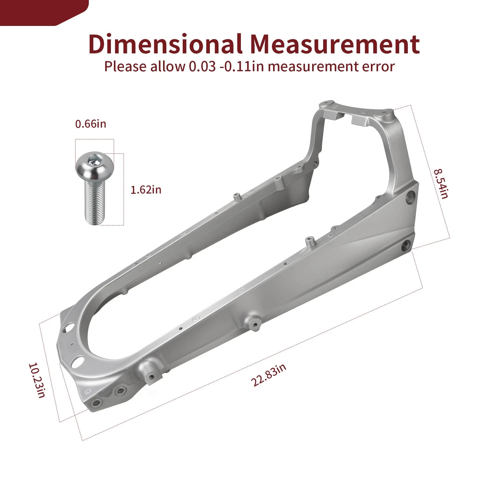 Aluminum Subframe with Bolts for Yamaha Raptor 700R (2006–2024)