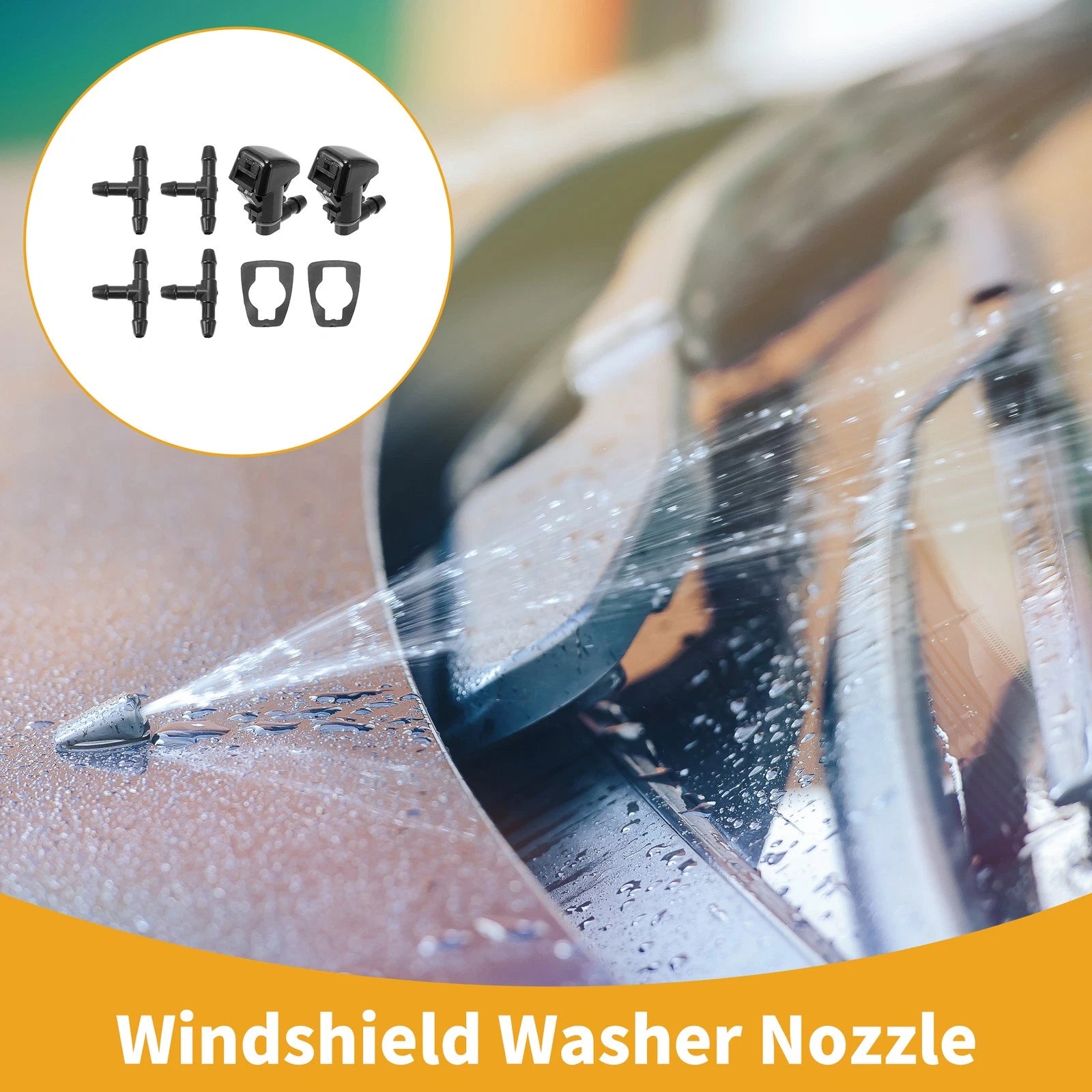 Windshield Washer Nozzle Kit for Dodge Nitro (2007–2011)