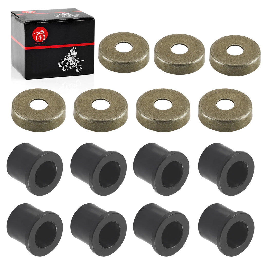 8x Front A Arm Bushing & Cap Kit for Polaris Outlaw 50 90 110 (2007–2021)