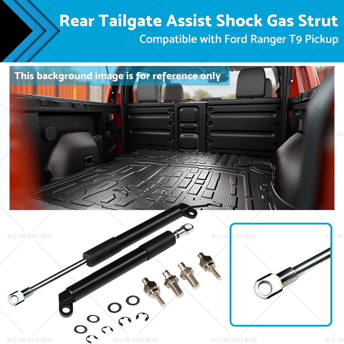 Rear Tailgate Assist Shock Gas Strut for Ford Ranger T9 (2023–2024)