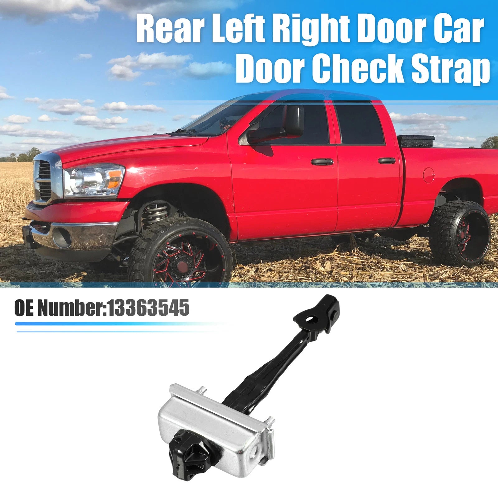 Rear Door Hinge Check Arm Stop Strap for Buick Verano (2012–2017) No. 13363545