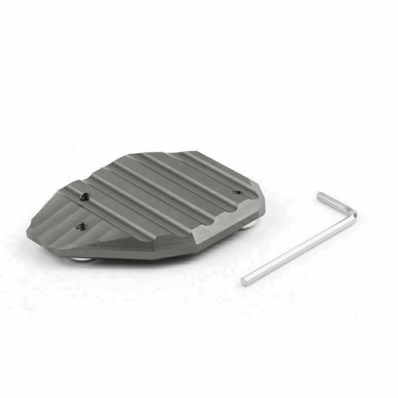Side Stand Kickstand Plate Pad for BMW F800GS F800 GS (2008–2015) Gray T9