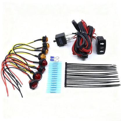 Turn Signal Switch for UTV with 9 Inch Wiring Harness Control Kit