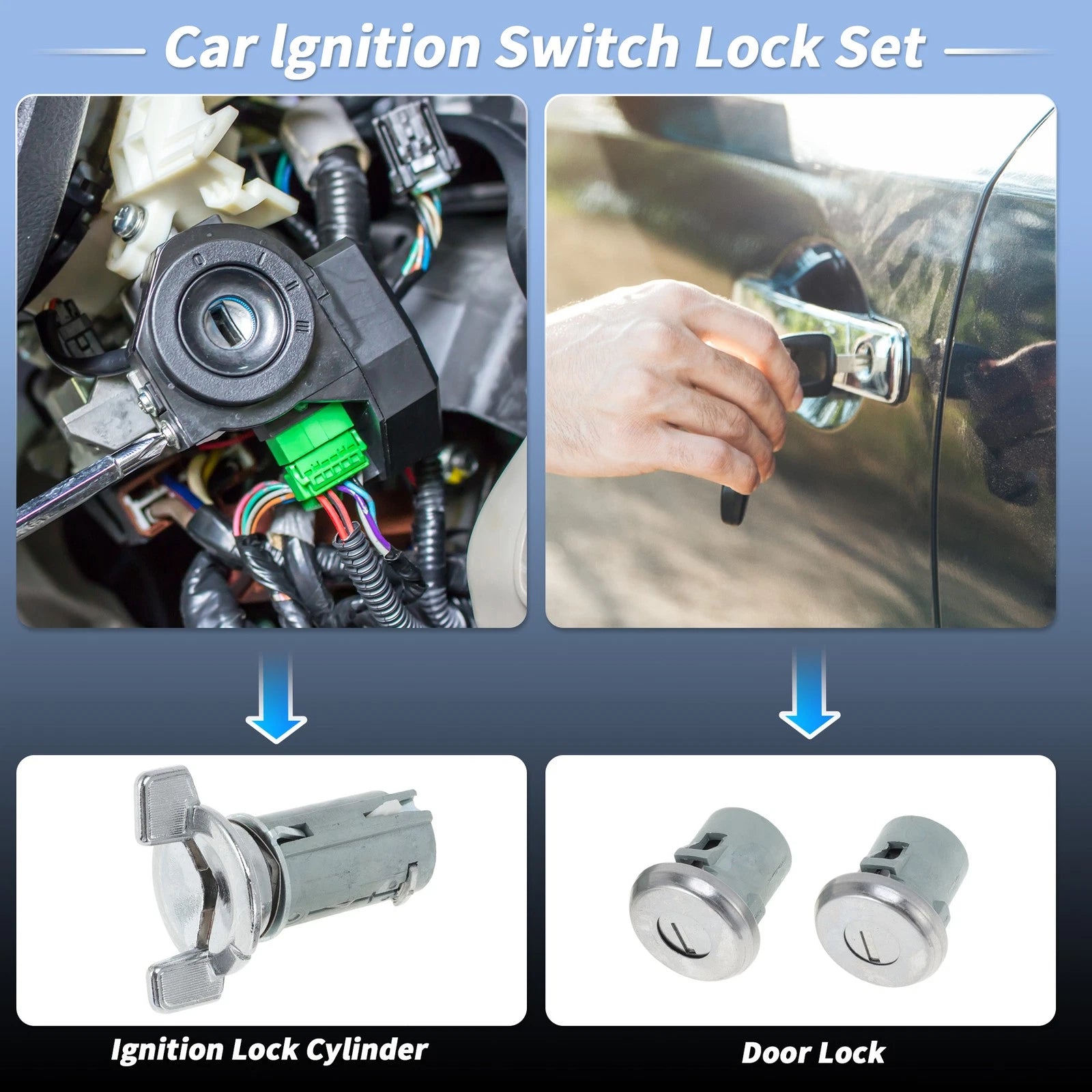 Ignition Lock Cylinder and Door Lock Replacement for Chevy Suburban (1979–1994)