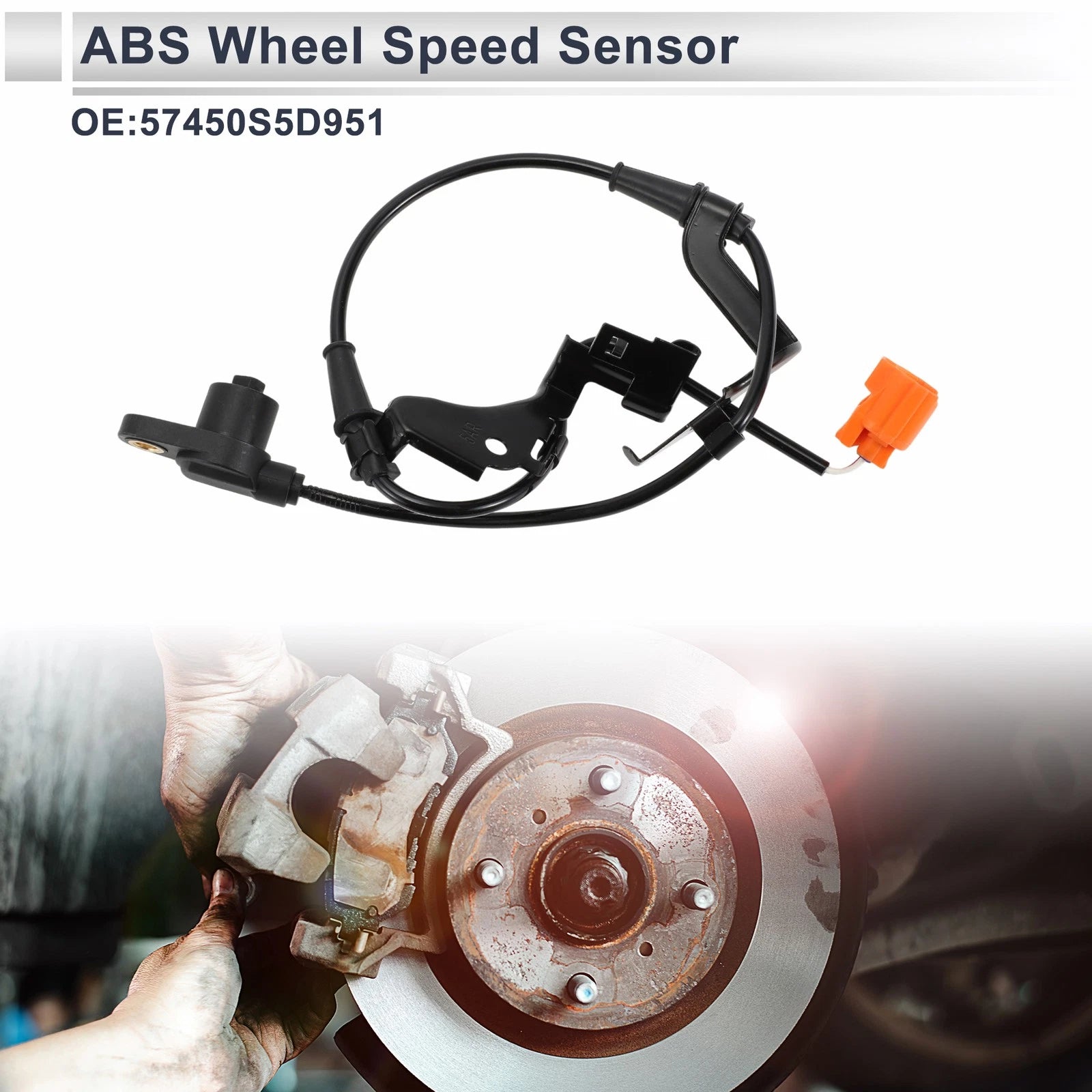 ABS Wheel Speed Sensor Front Right Replacement for Honda Civic (2016–2021)