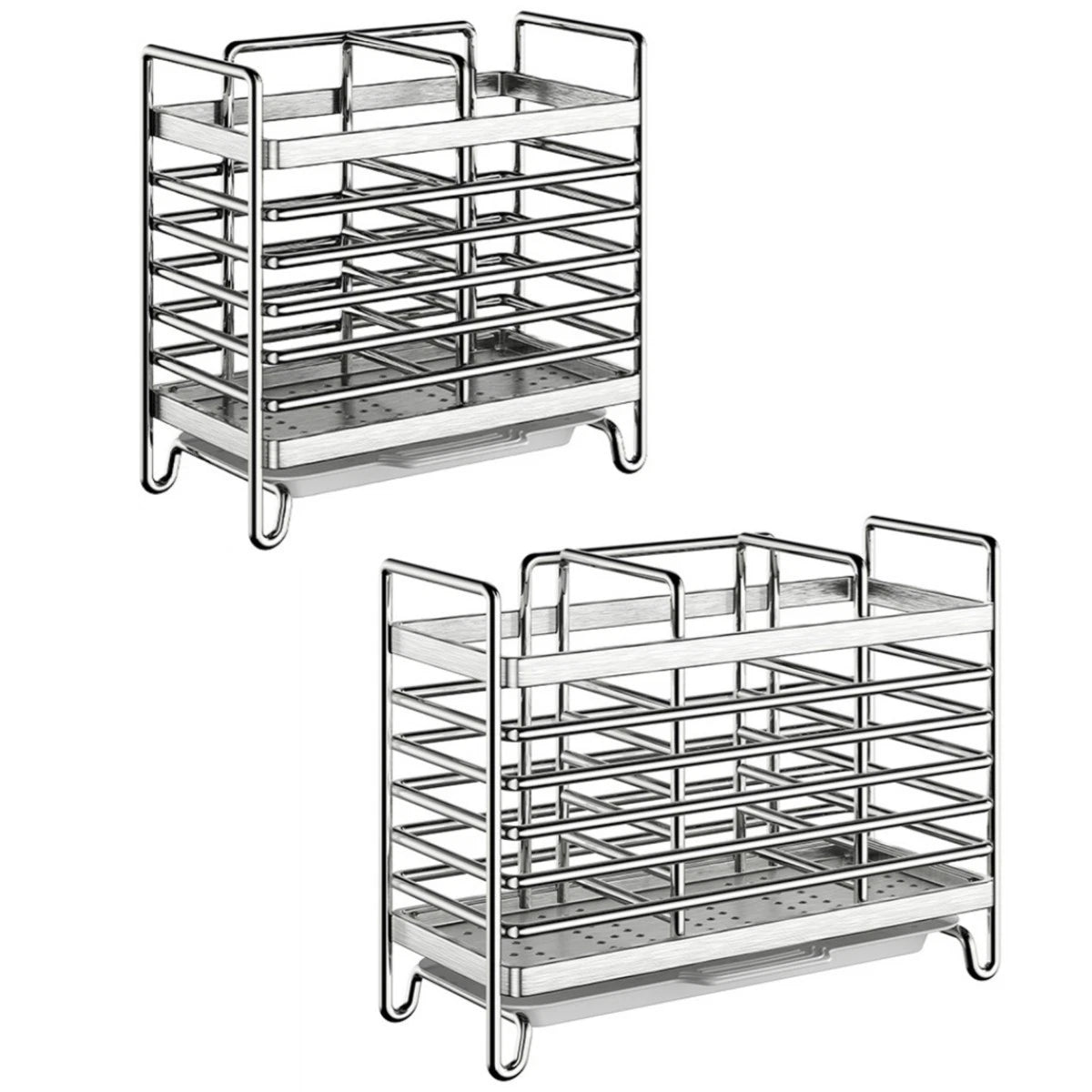 Air Circulation Forks Spoons Storage Organizer for Compact Kitchen