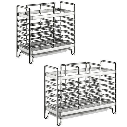 Air Circulation Forks Spoons Storage Organizer for Compact Kitchen
