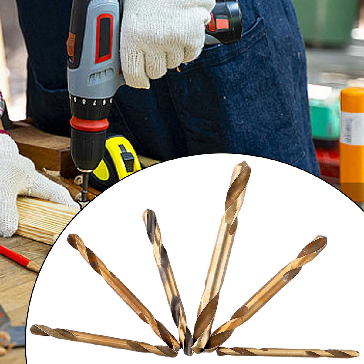 6X Auger Drill Bits for Metal Bench Drill