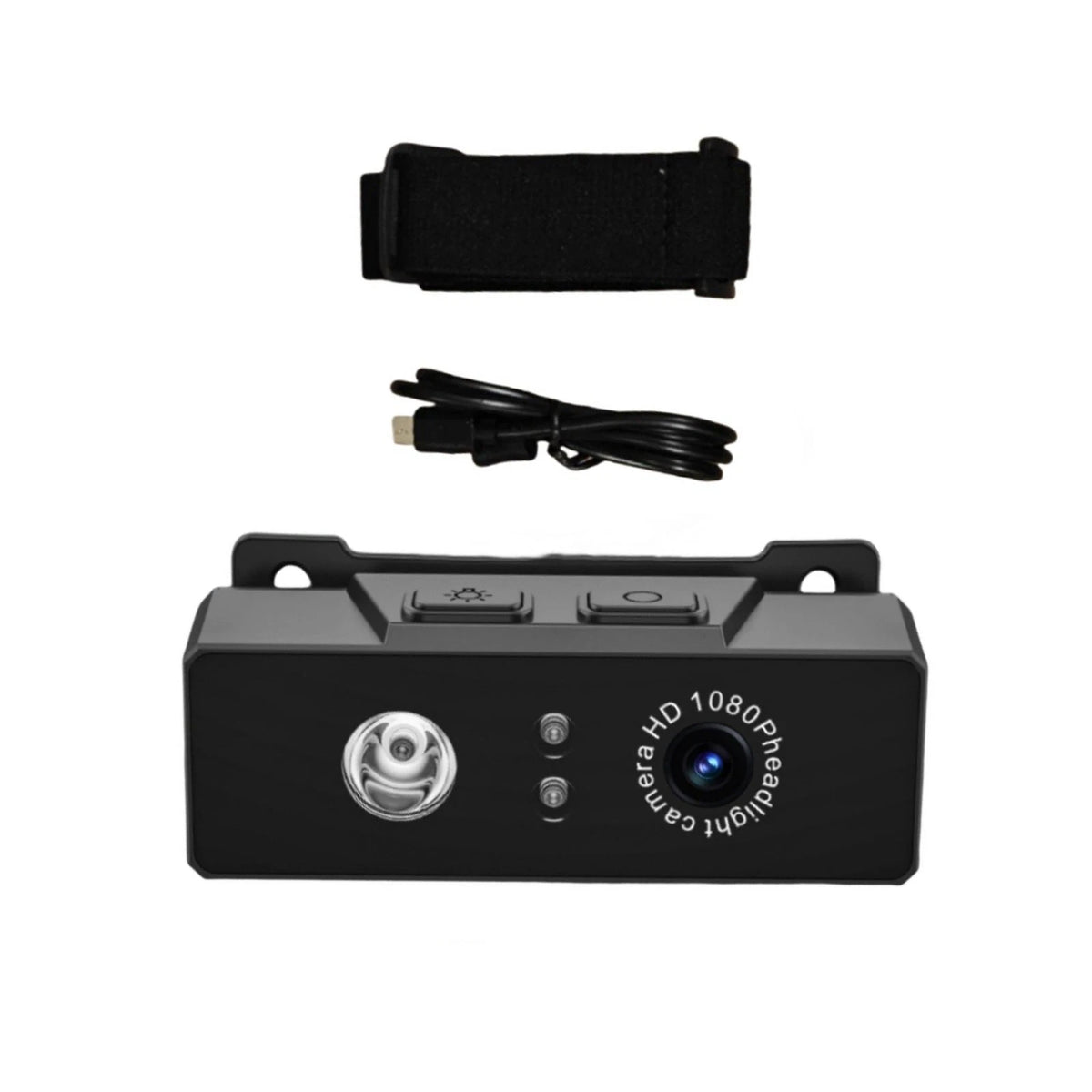 Portable Head-mounted Action Camera 1080P HD with LED Light (2010–2023)
