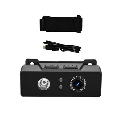 Portable Head-mounted Action Camera 1080P HD with LED Light (2010–2023)