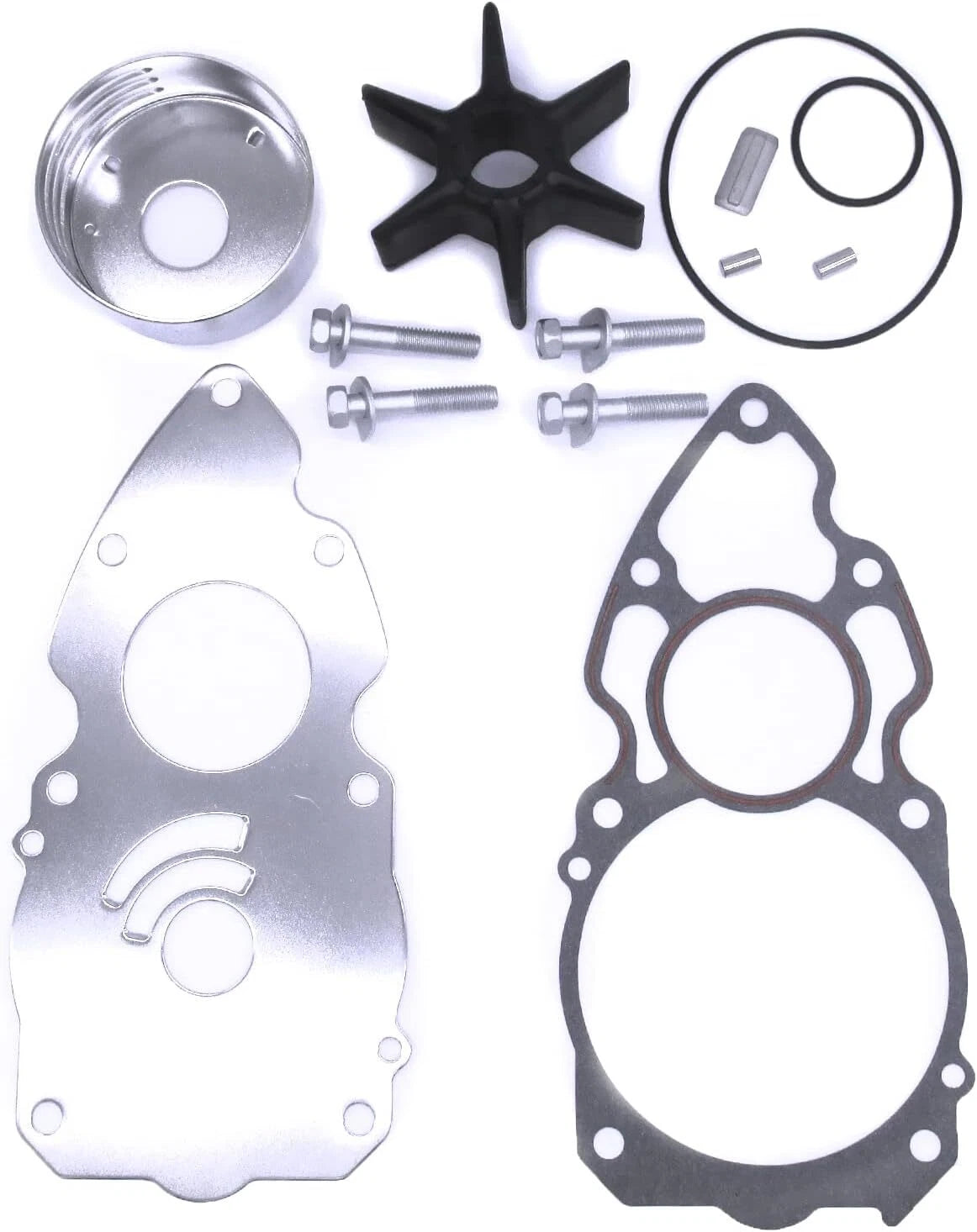 Water Pump Impeller Repair Kit for Yamaha 4 Stroke 300 350 hp (6AW-W0078-00)