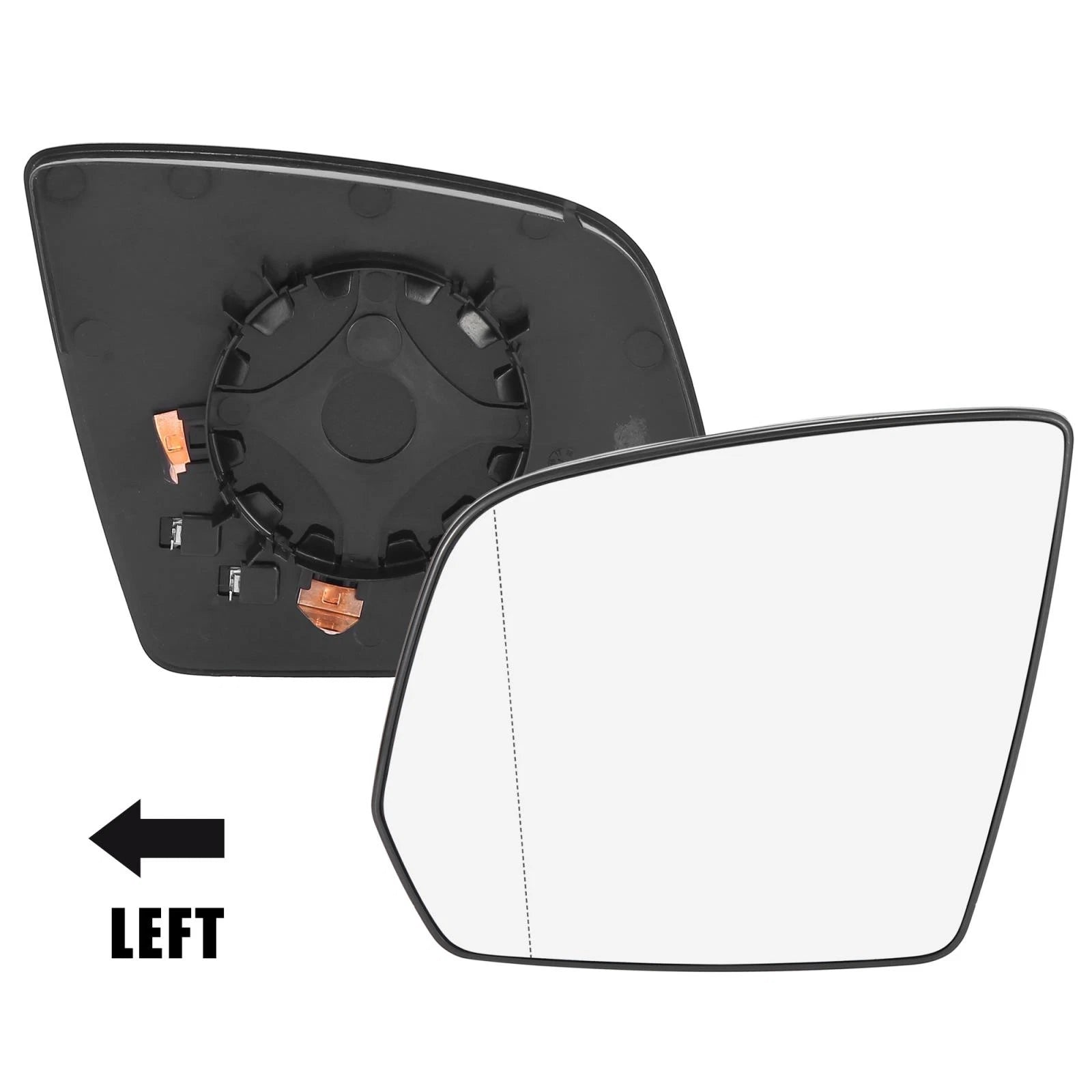 Left Rearview Mirror Glass Heated Replacement for Mercedes-Benz M-Class (2005–2011)