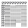 150 Pcs Automotive Push Mount Wiring Clips for Secure Cable Management