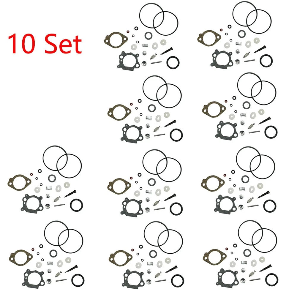 Set of 10 Carburetor Gasket Overhaul Kit for B&S 492495 493762 498260