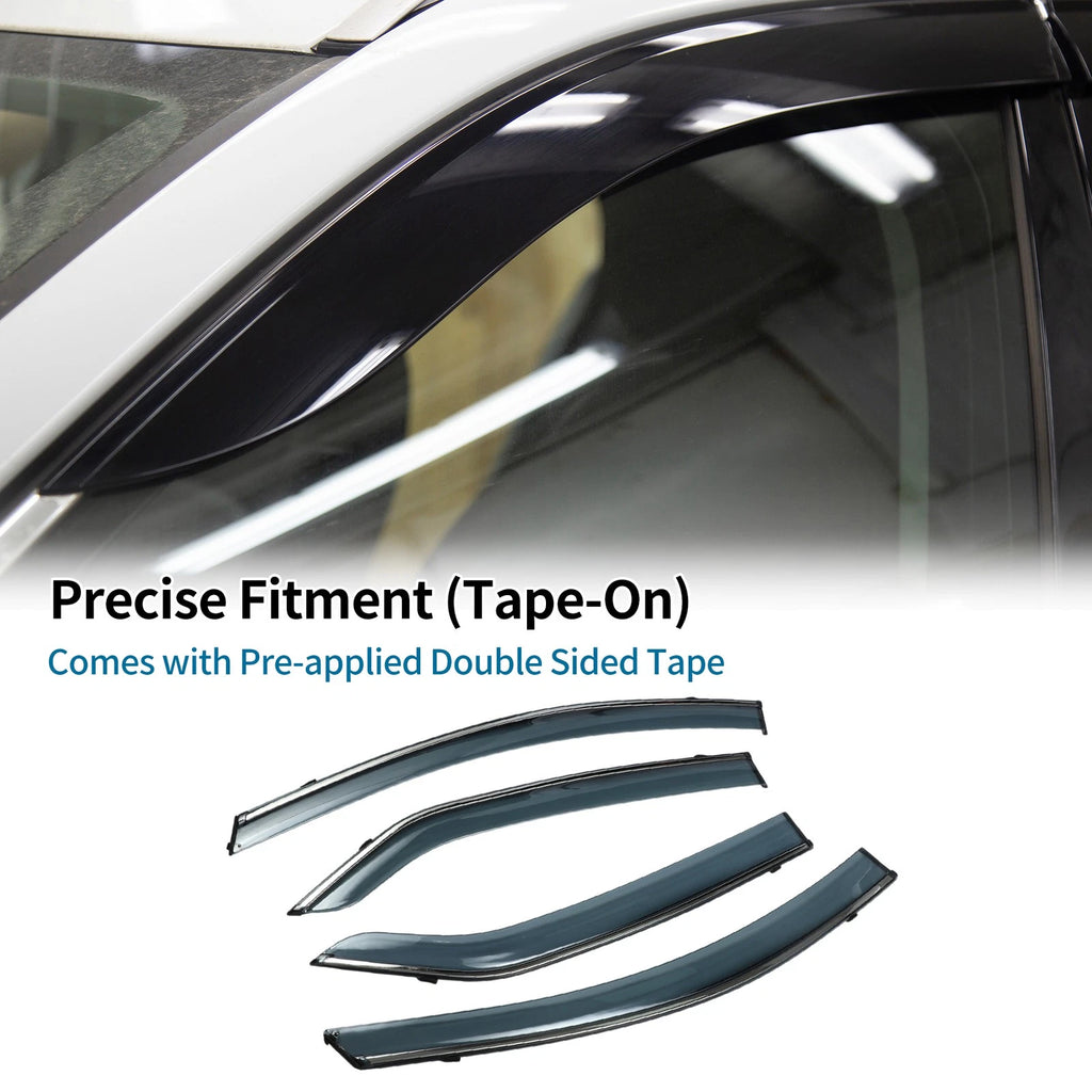 Window Deflectors Side Vent Visors for Toyota Corolla 2014–2018
