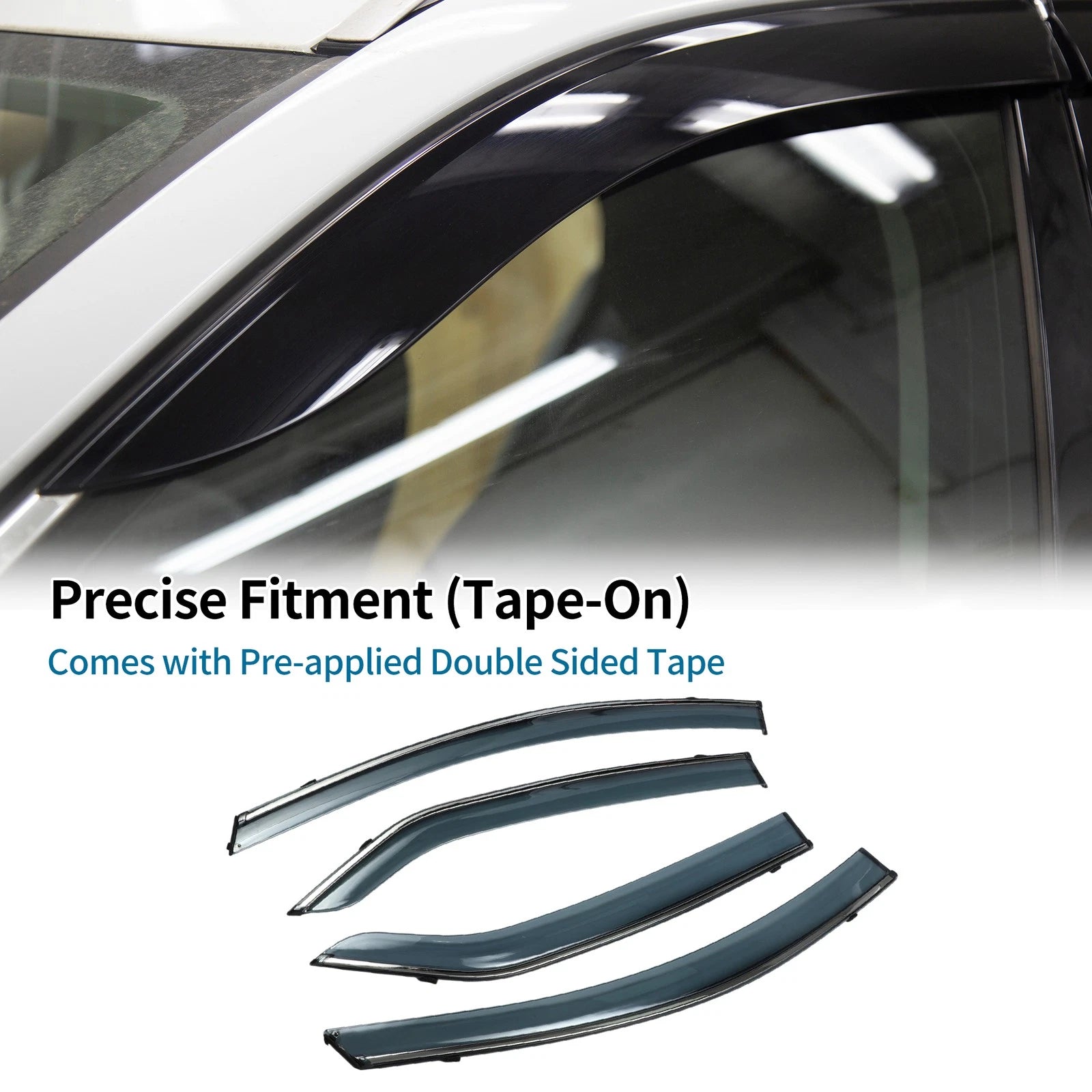 Window Deflectors Side Vent Visors for Toyota Corolla 2014–2018