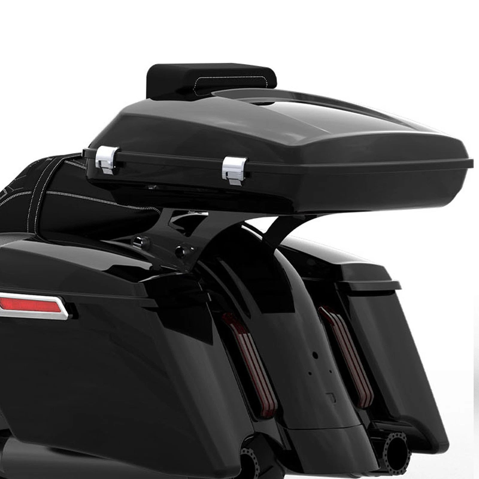 Trunk Backrest Pad Mount Rack for Harley Touring Electra Glide (2014–2023)