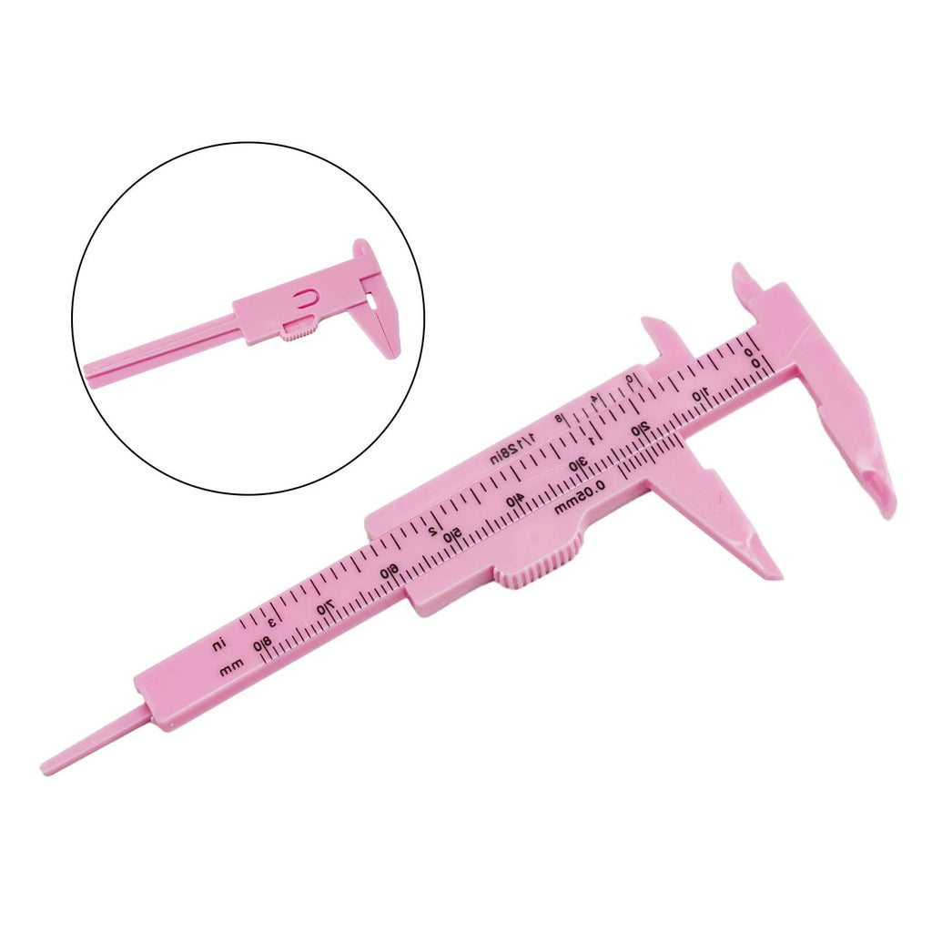 Calipers for Measuring Depth - Lightweight Measuring Tools (Pink/Rose Red)